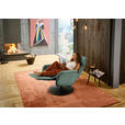 RELAXSESSEL in Leder Opal  - Opal/Schwarz, Design, Leder/Metall (76/108/86cm) - Dieter Knoll