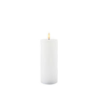 LED-KERZE  - Weiß, Basics, Naturmaterialien (7,5/20cm)