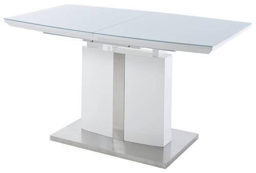 JÍDELNÍ STŮL, bílá, 140-180/80/76 cm - bílá, Design, kov/kompozitní dřevo (140-180/80/76cm) - Livetastic