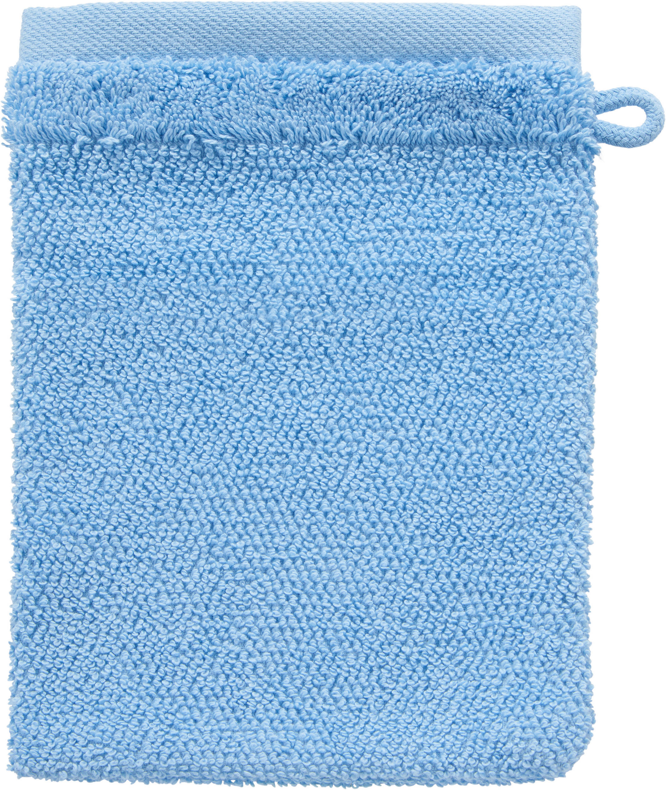 WASCHHANDSCHUHSET BONITA Blau 4-teilig  - Blau, Natur, Textil (16/21cm) - Bio:Vio