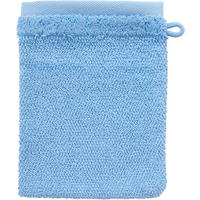 WASCHHANDSCHUHSET BONITA Blau 4-teilig  - Blau, Natur, Textil (16/21cm) - Bio:Vio