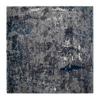 VINTAGE-TEPPICH 200/200 cm Timeline Quantum Grau, Petrol  - Petrol/Grau, Design, Textil (200/200cm) - Novel