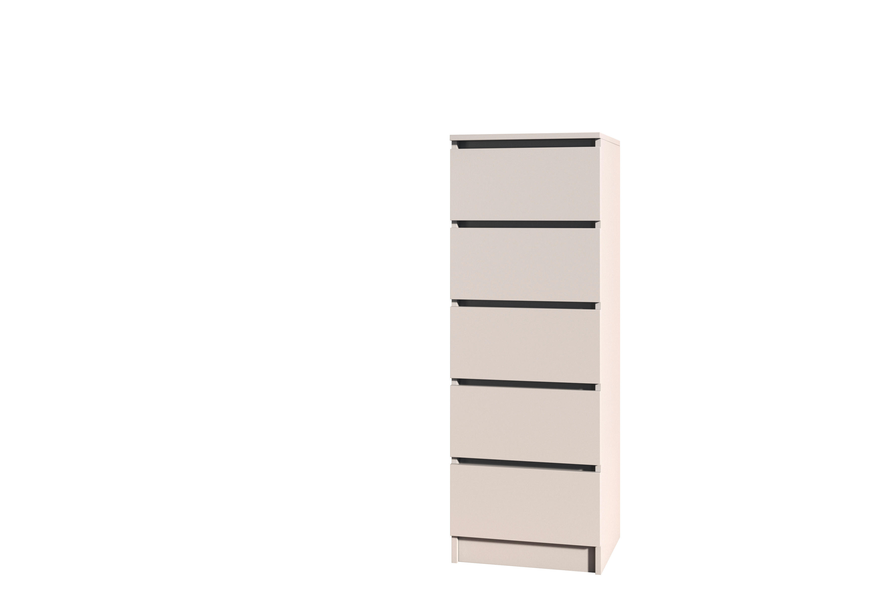 KOMODA   42/120/42 cm   bijela  - bijela, Design, drvni materijal (42/120/42cm)
