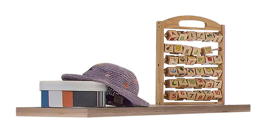 WANDBOARD in 78/3/25 cm Eiche San Remo  - Eiche San Remo, KONVENTIONELL, Holzwerkstoff (78/3/25cm) - Carryhome