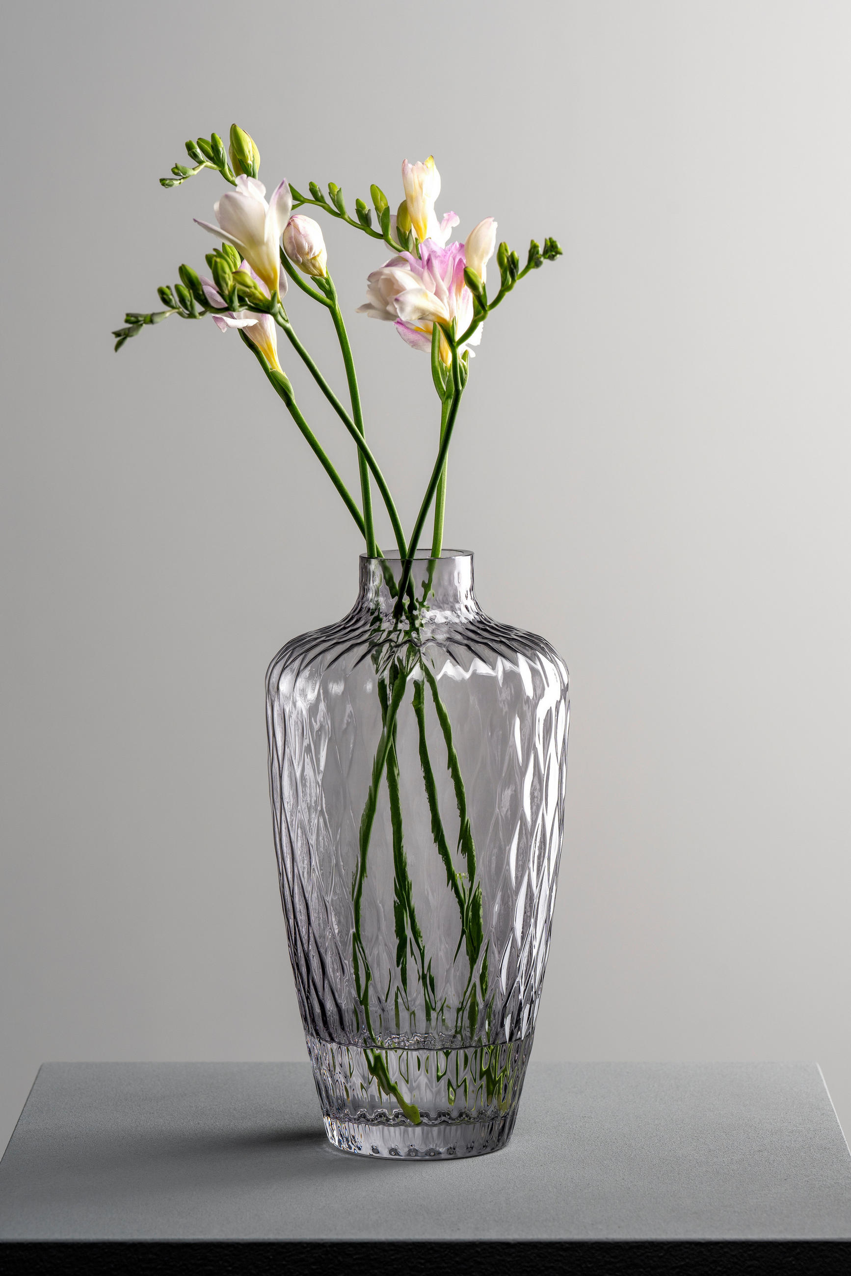 VASE GULIA  - Grau, Basics, Glas (15/28/15cm) - Leonardo