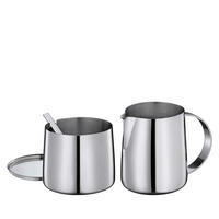 MILCH- UND ZUCKER-SET Metall  - Silberfarben, Basics, Metall (7,7/10,8/13,6cm) - Cilio