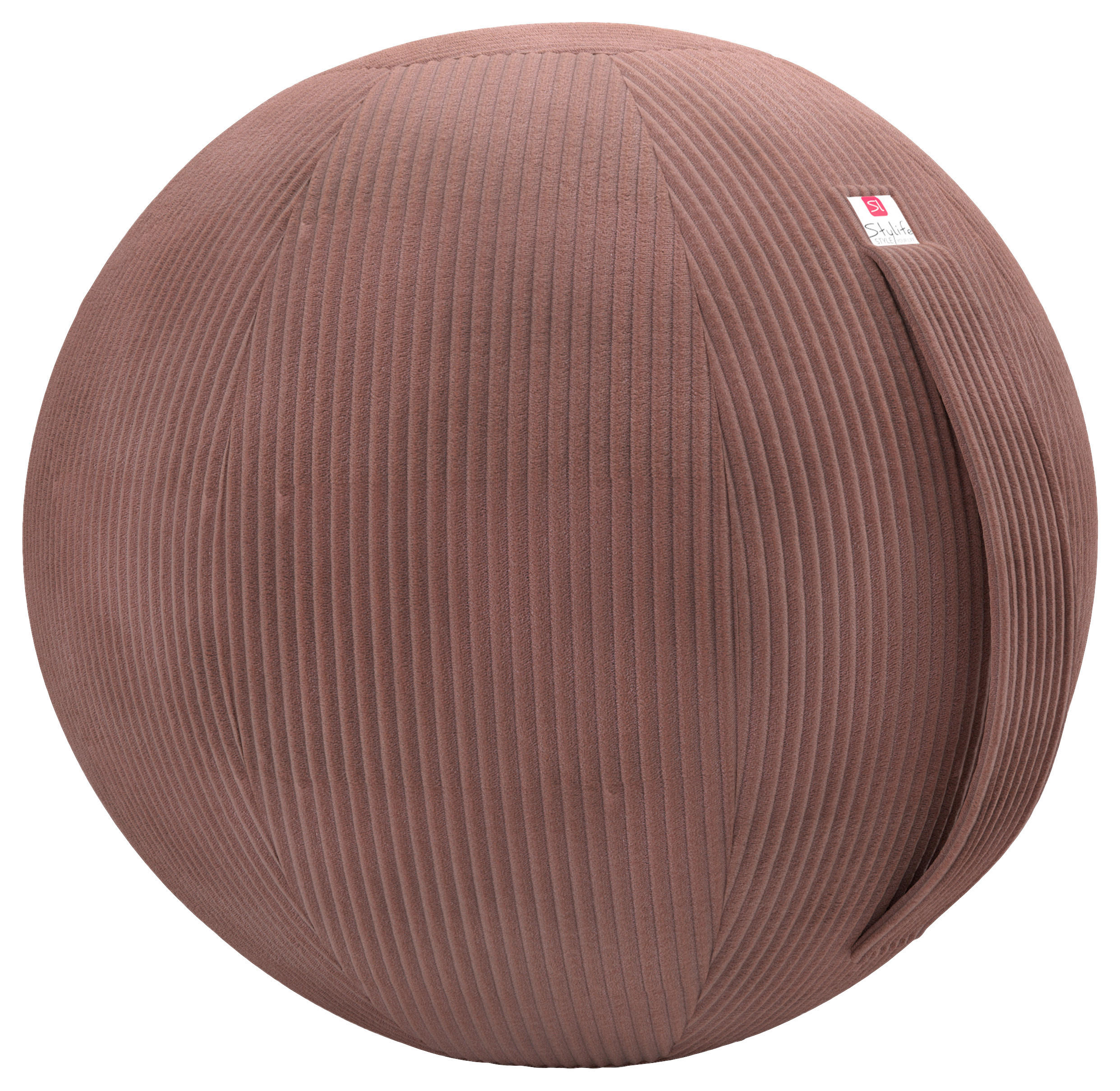 SITZBALL - Altrosa, Design, Textil (65cm) - Stylife