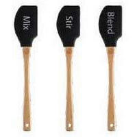 SET KUHINJSKIH PRIPOMOČKOV  Essentials                   - črna/barve javorja, Basics, umetna masa/les