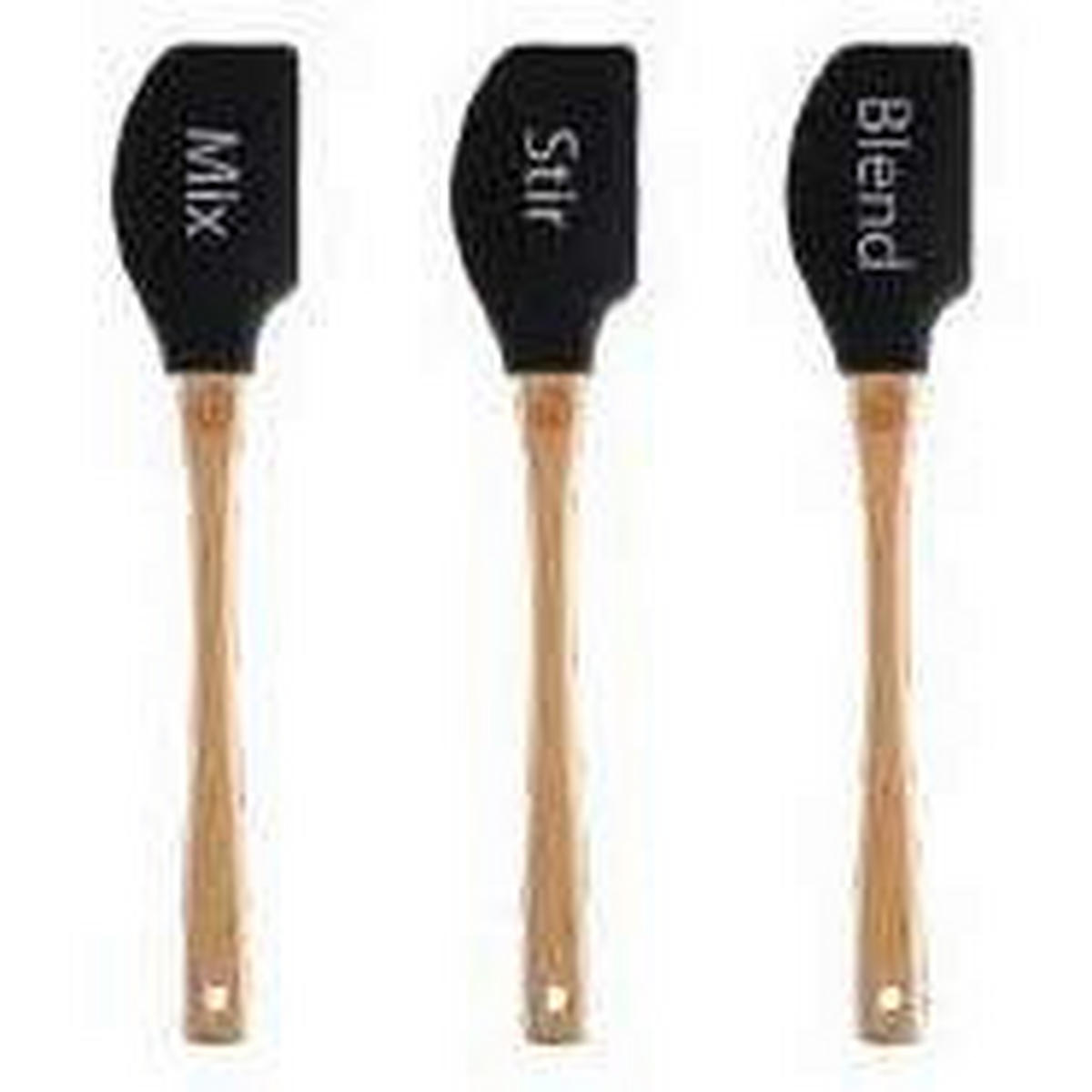 SET KUHINJSKIH PRIPOMOČKOV  Essentials                   - črna/barve javorja, Basics, umetna masa/les