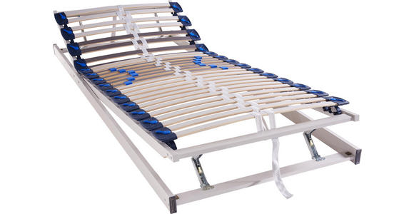 LATTENROST 120/200 cm Birke ,Schichtholz - Hellgrau/Weiß, Basics, Holz (120/200cm) - Voleo