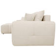 ECKSOFA in Velours Beige  - Beige/Schwarz, KONVENTIONELL, Kunststoff/Textil (168/298cm) - Carryhome