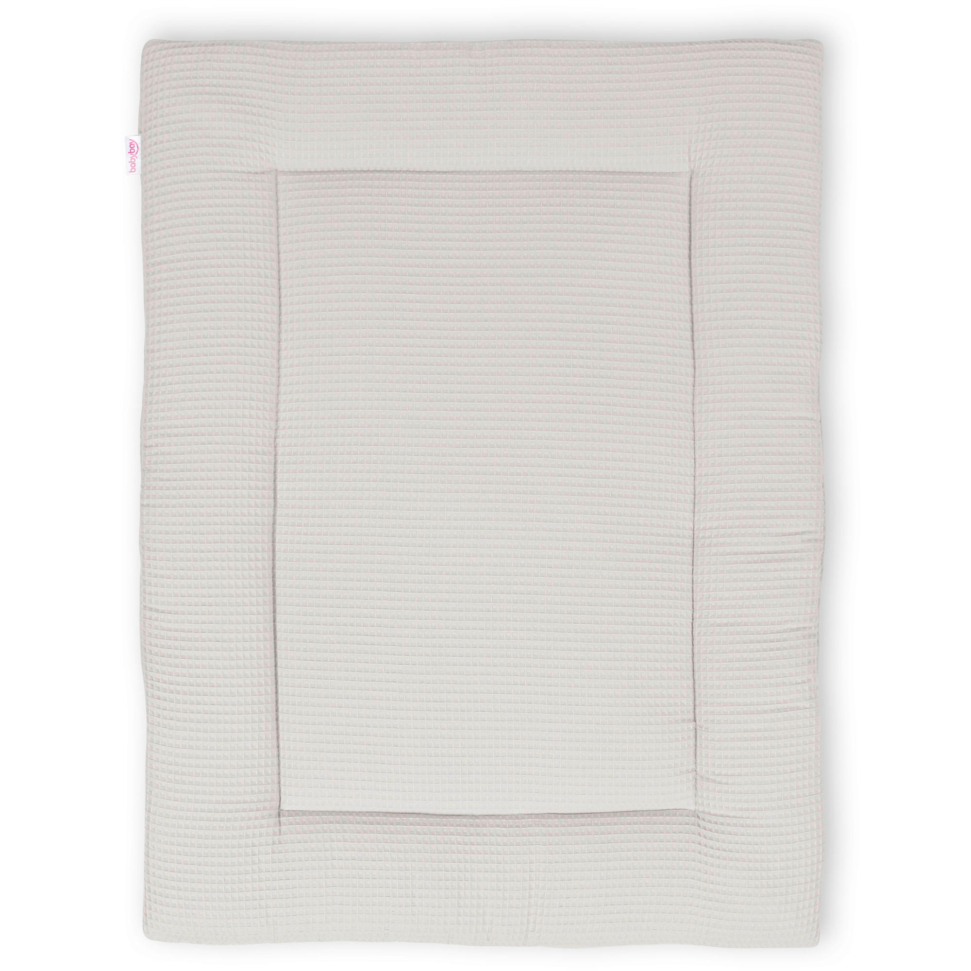 Babybay Krabbeldecke Hellgrau 75x100 cm
