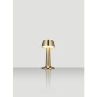 AKKU-TISCHLEUCHTE Aniara 11/22,1 cm   - Goldfarben, Basics, Metall (11/22,1cm) - Novel