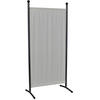 SICHTSCHUTZ - Beige/Grau, Basics, Textil/Metall (82/178/51cm) - Boxxx
