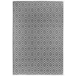 OUTDOORTEPPICH 90/150 cm Ibiza Schwarz, Weiß  - Schwarz/Weiß, Trend, Textil (90/150cm) - Boxxx