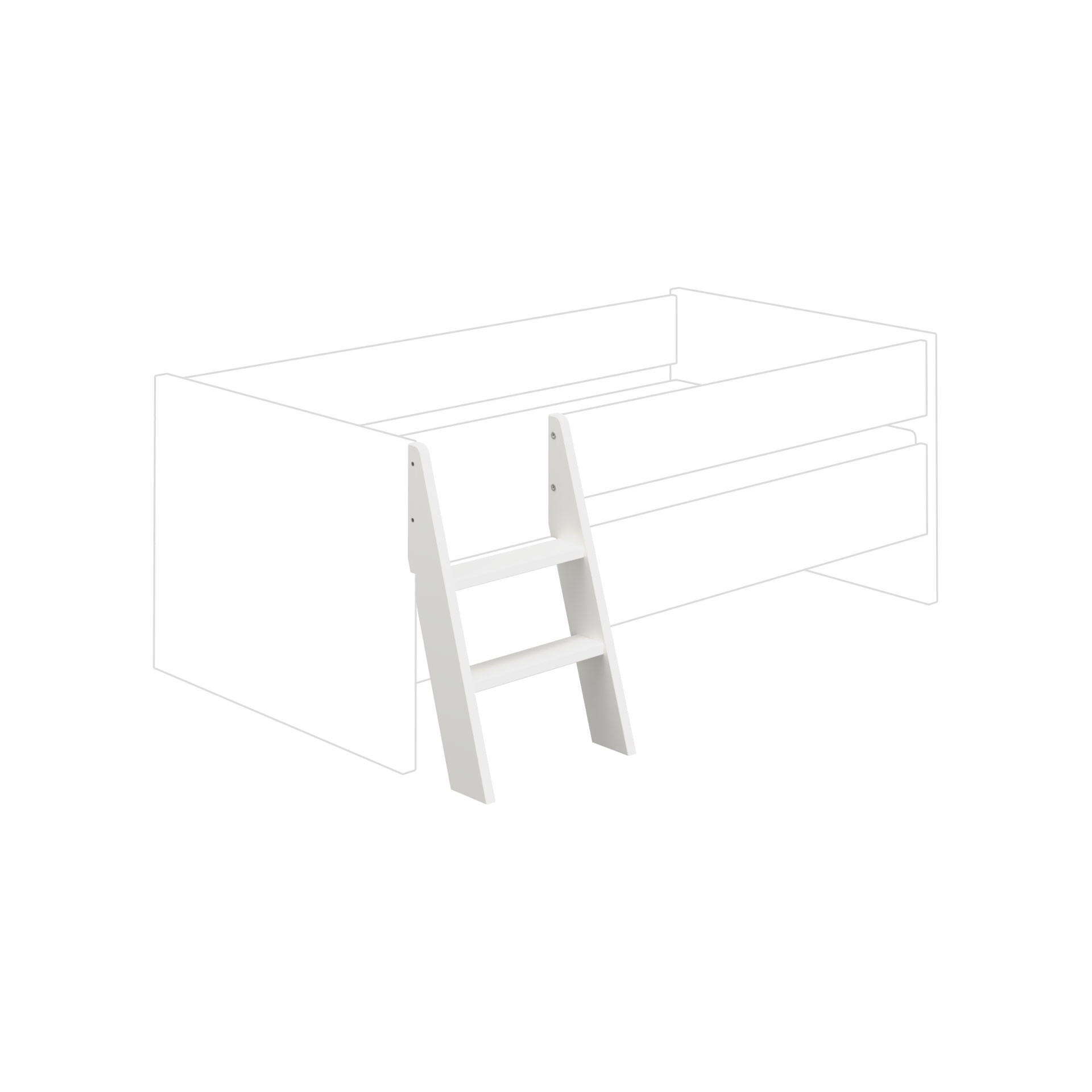 Paidi Babybett-Sicherheitsset Leiter Weiß 93.8 cm