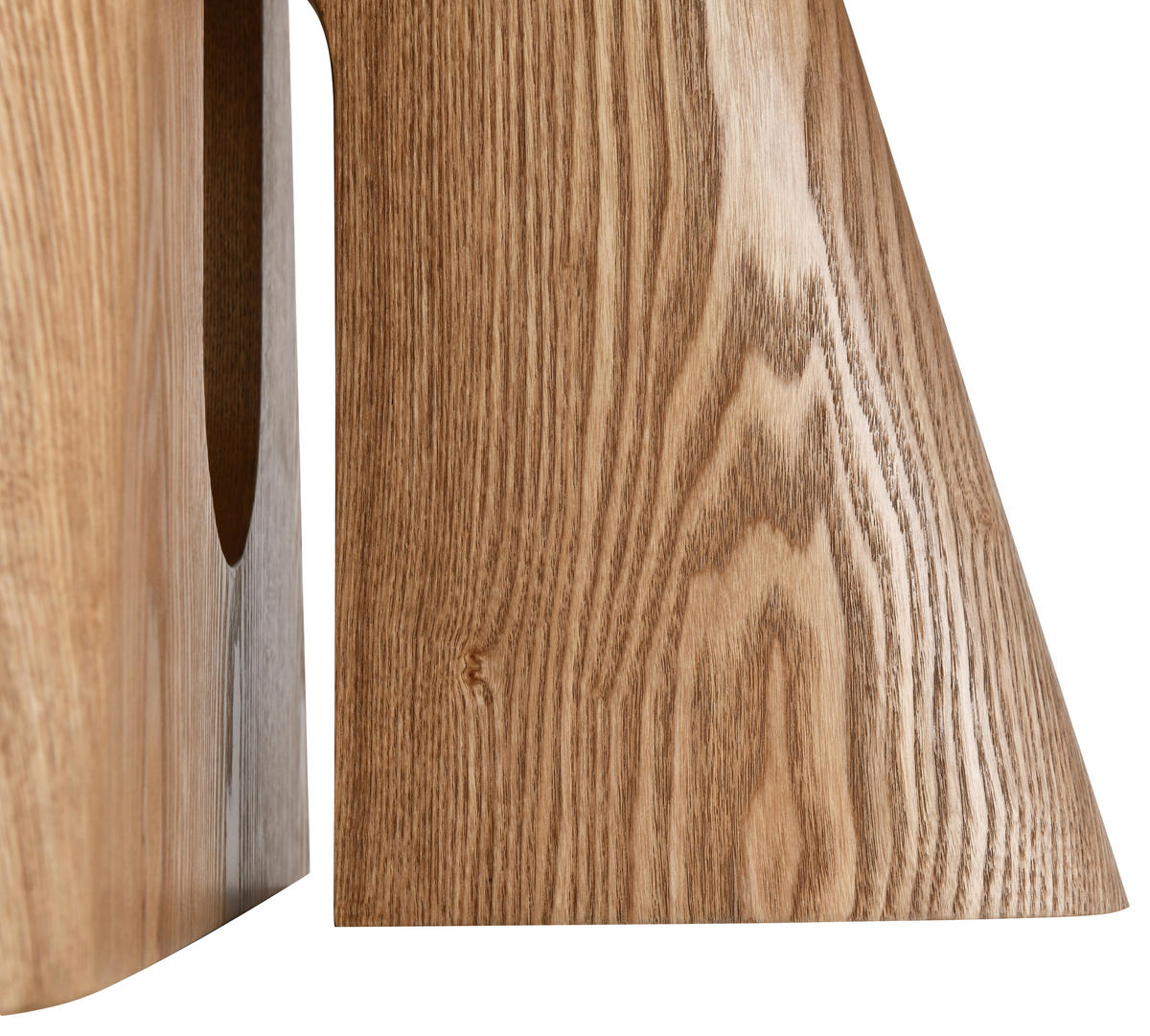 ESSTISCH 160/90/75 cm Echtholz, Nachbildung  Holz, Stein, Holzwerkstoff oval Weiss, Eichefarben  - Weiss/Eichefarben, Modern, Holz/Holzwerkstoff (160/90/75cm) - Livetastic