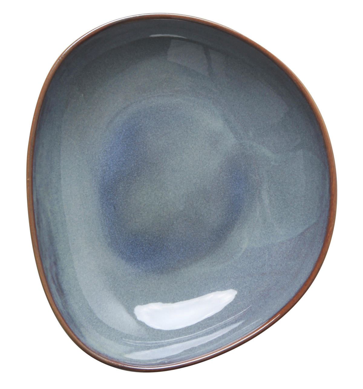 SUPPENTELLER ORGANIC DENIM 22,5/19,5 cm  - Hellblau, Trend, Keramik (22,5/19,5cm) - Novel