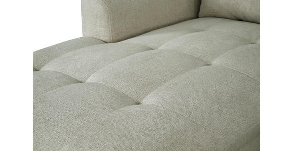 WOHNLANDSCHAFT Naturfarben Chenille  - Schwarz/Naturfarben, KONVENTIONELL, Textil/Metall (160/340/188cm) - Xora