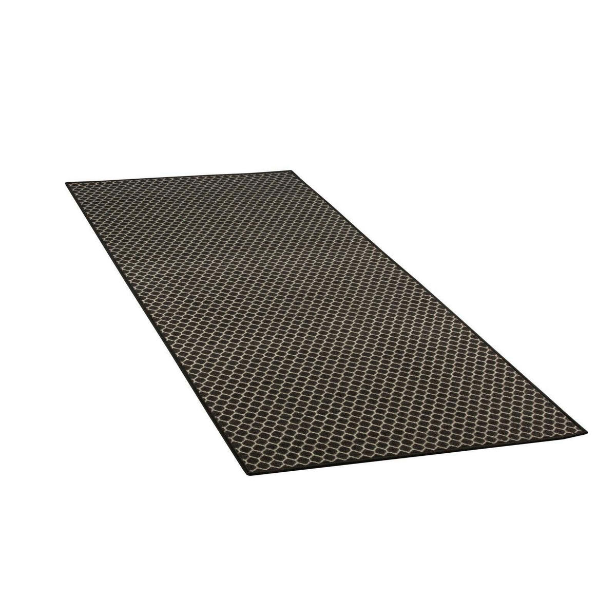 LÄUFER 80/250 cm Dundalk  - Schwarz, Design, Kunststoff/Textil (80/250cm) - Novel
