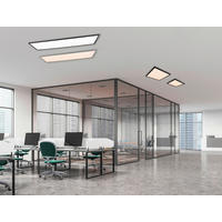 LED-DECKENLEUCHTE 33,5 W    119,5/29,5/5 cm  - Schwarz, Basics, Metall (119,5/29,5/5cm)