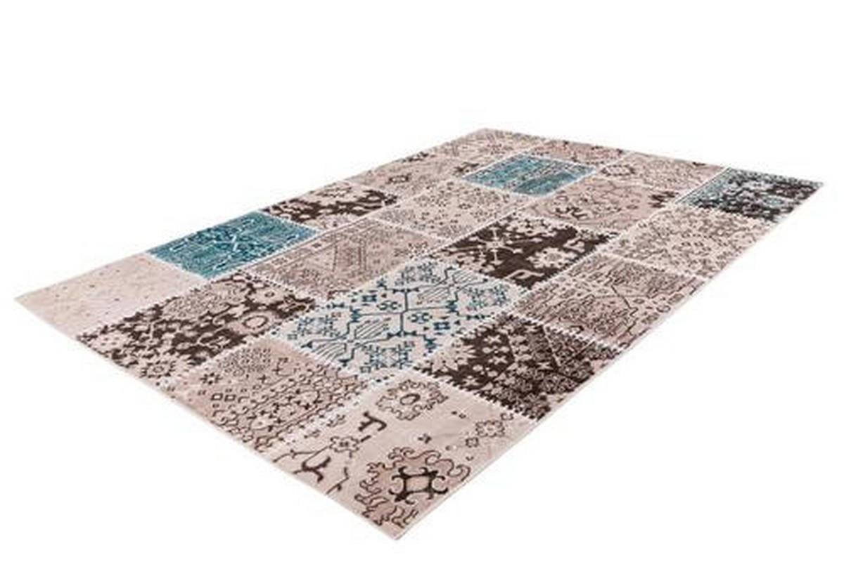 VINTAGE KOBEREC, 160/230 cm, šedohnědá - šedohnědá, Trend, textil (160/230cm)