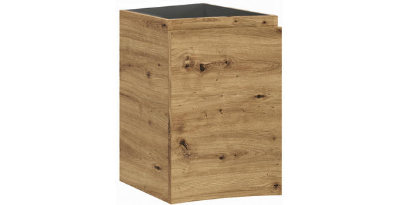 BADEZIMMER 4-teilig  in 105 cm  - Eiche Artisan/Weiß, Natur, Holzwerkstoff/Stein (105cm) - Voleo