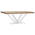 TISCHPLATTE      - Naturfarben, Design, Holz (200/100/5cm) - Landscape