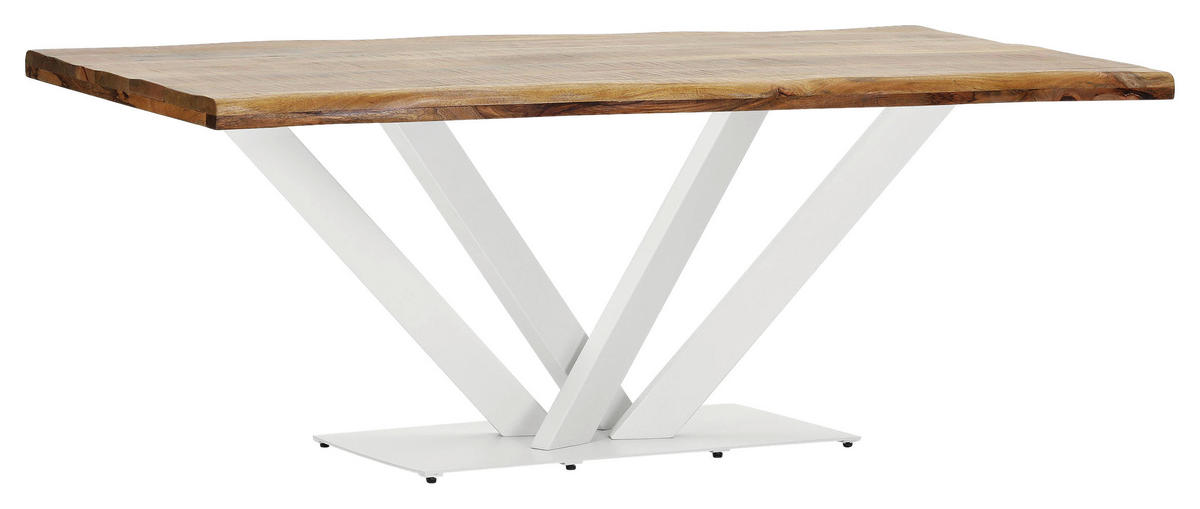 TISCHPLATTE Naturfarben   - Naturfarben, Design, Holz (200/100/5cm) - Landscape