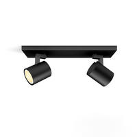LED-STRAHLER 30,50/10,90/8,90 cm  - Schwarz, Design, Metall (30,50/10,90/8,90cm) - Philips HUE