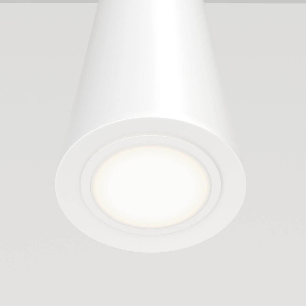 STROPNÍ ZÁVĚSNÉ SVÍTIDLO, 8/8/32 cm  - bílá, Trend, kov (8/8/32cm) - MAYTONI