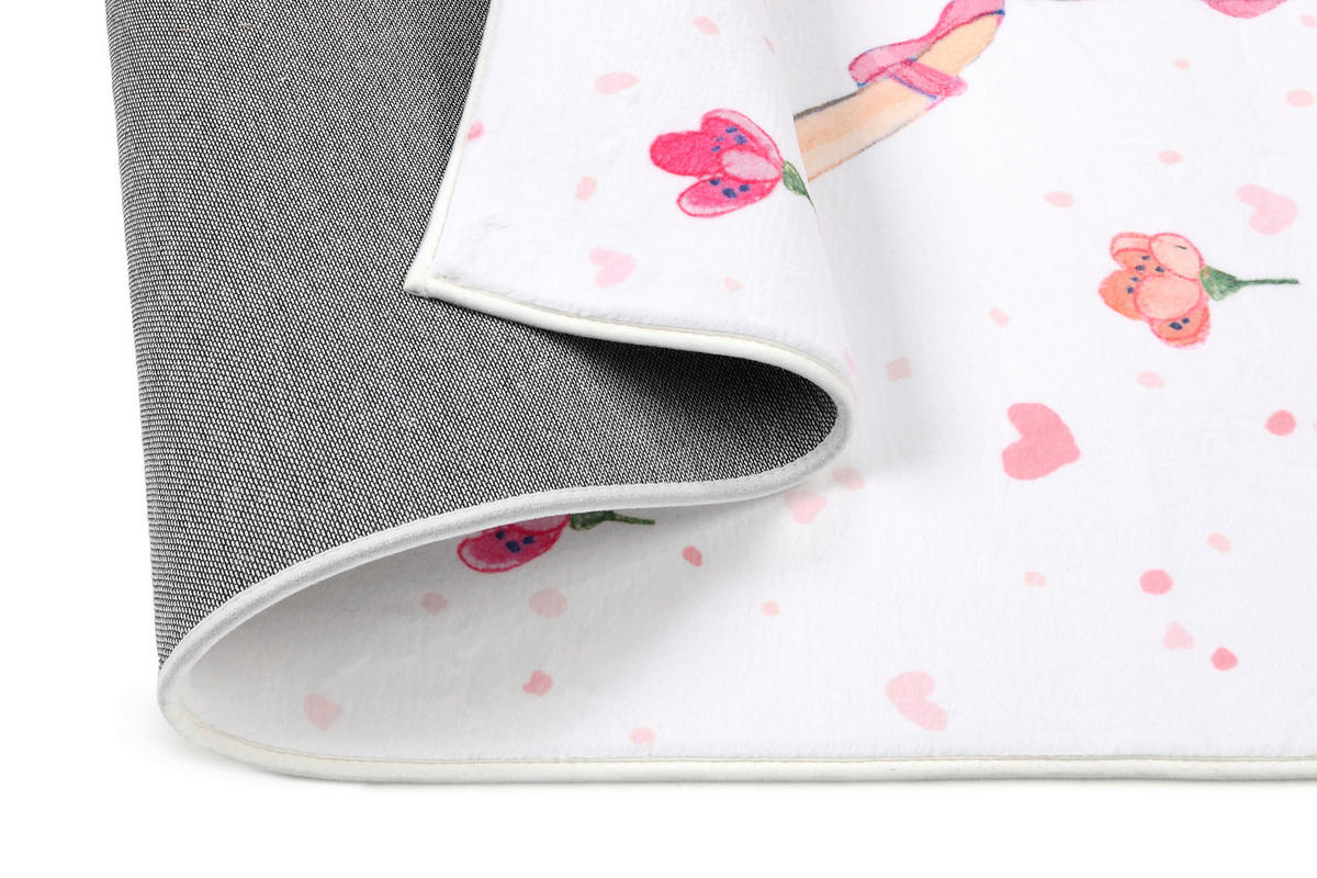 KINDERTEPPICH 100/160 cm Prinzessin Lillifee  - Weiß, Design, Textil (100/160cm)