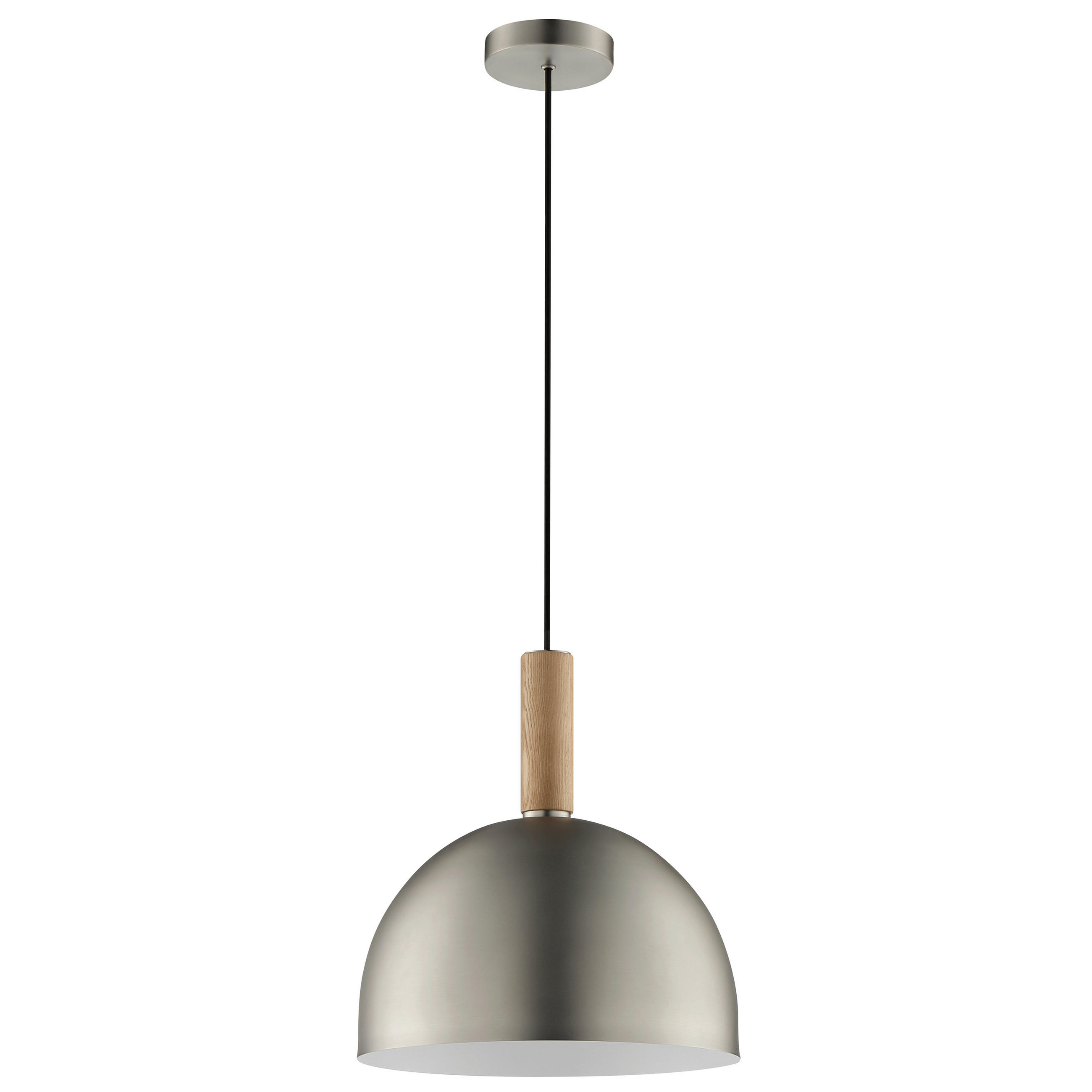Brilliant Hängeleuchte Skara Nickel 120 cm