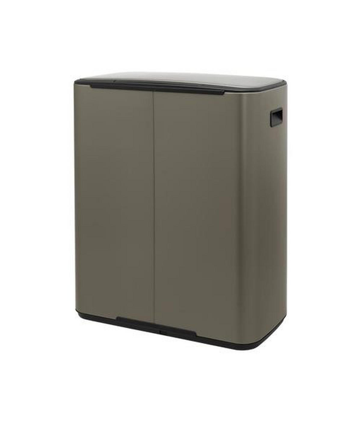 ABFALLEIMER BO TRETEIMER 2 X 30 L  - Schwarz/Grau, Basics, Kunststoff/Metall (54,1/65,2/36,3cm) - Brabantia