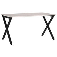 SCHREIBTISCH 140/80/75 cm  in Schwarz, Kaschmir  - Kaschmir/Schwarz, MODERN, Holzwerkstoff/Metall (140/80/75cm) - Novel