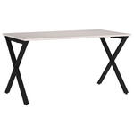 SCHREIBTISCH 140/80/75 cm  in Schwarz, Kaschmir  - Kaschmir/Schwarz, MODERN, Holzwerkstoff/Metall (140/80/75cm) - Novel