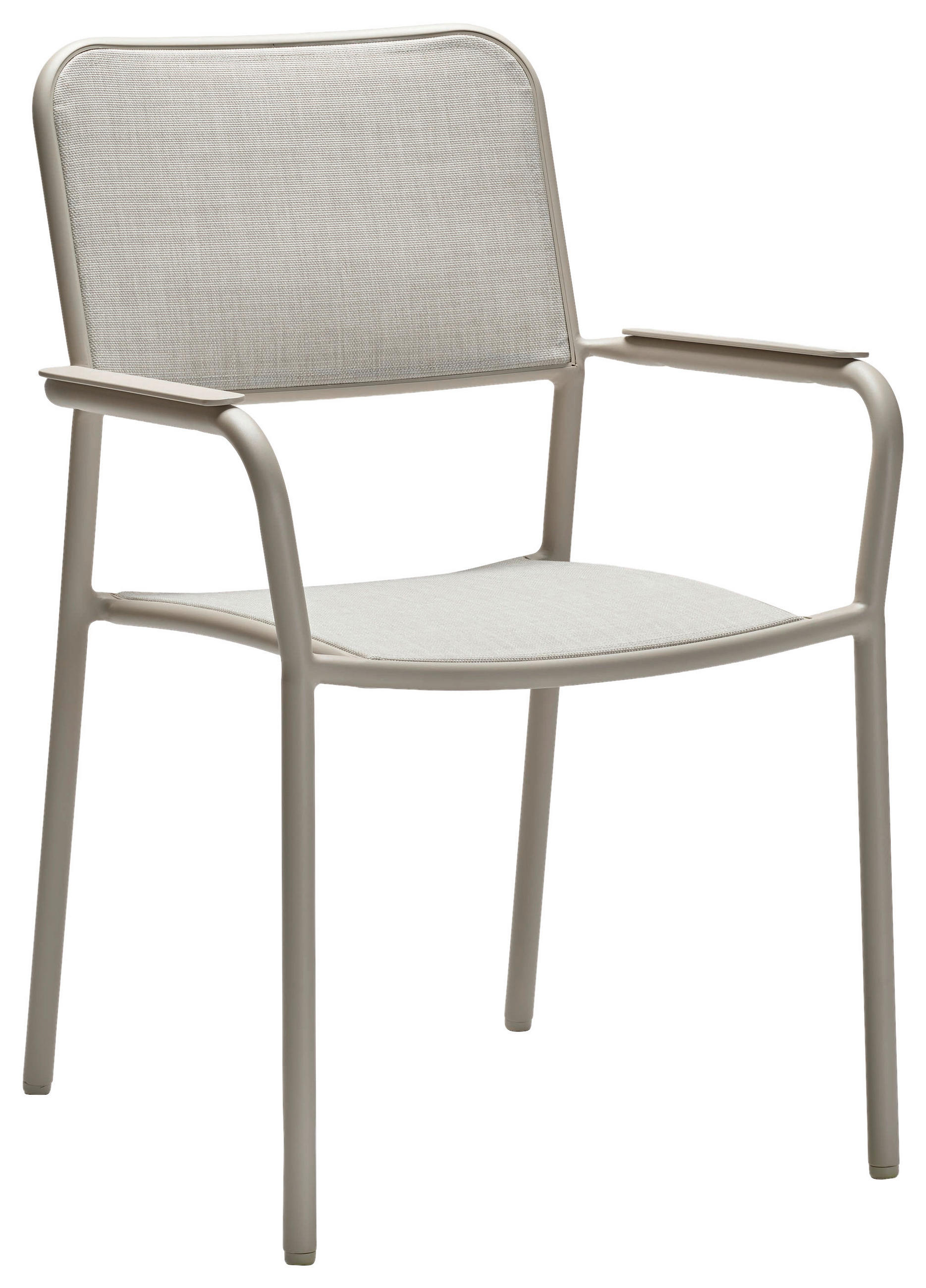 STAPELSESSEL Aluminium Greige  - Greige, Basics, Textil/Metall (59/89/61cm) - Stern