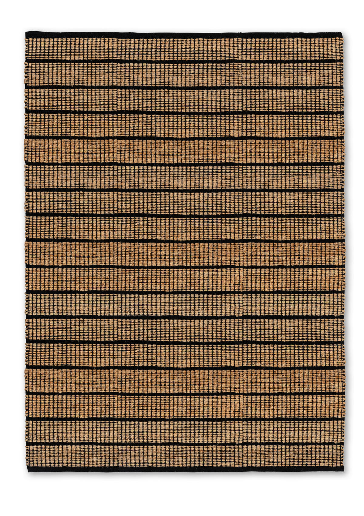 HANDWEBTEPPICH 60/110 cm Nalaya Schwarz rechteckig  - Schwarz, Basics, Textil (60/110cm) - Schöner Wohnen