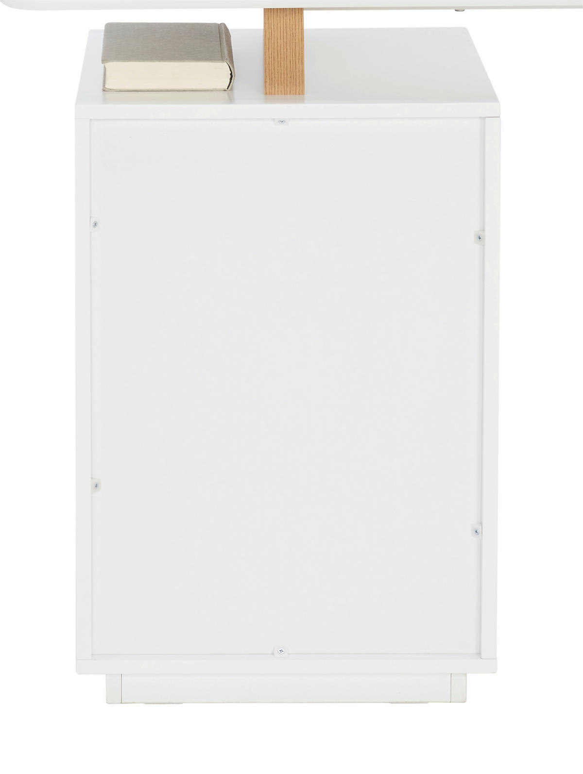 SCHREIBTISCH 140/45-60/76 cm  in Weiß, Eichefarben  - Eichefarben/Weiß, MODERN, Holz/Holzwerkstoff (140/45-60/76cm) - MID.YOU