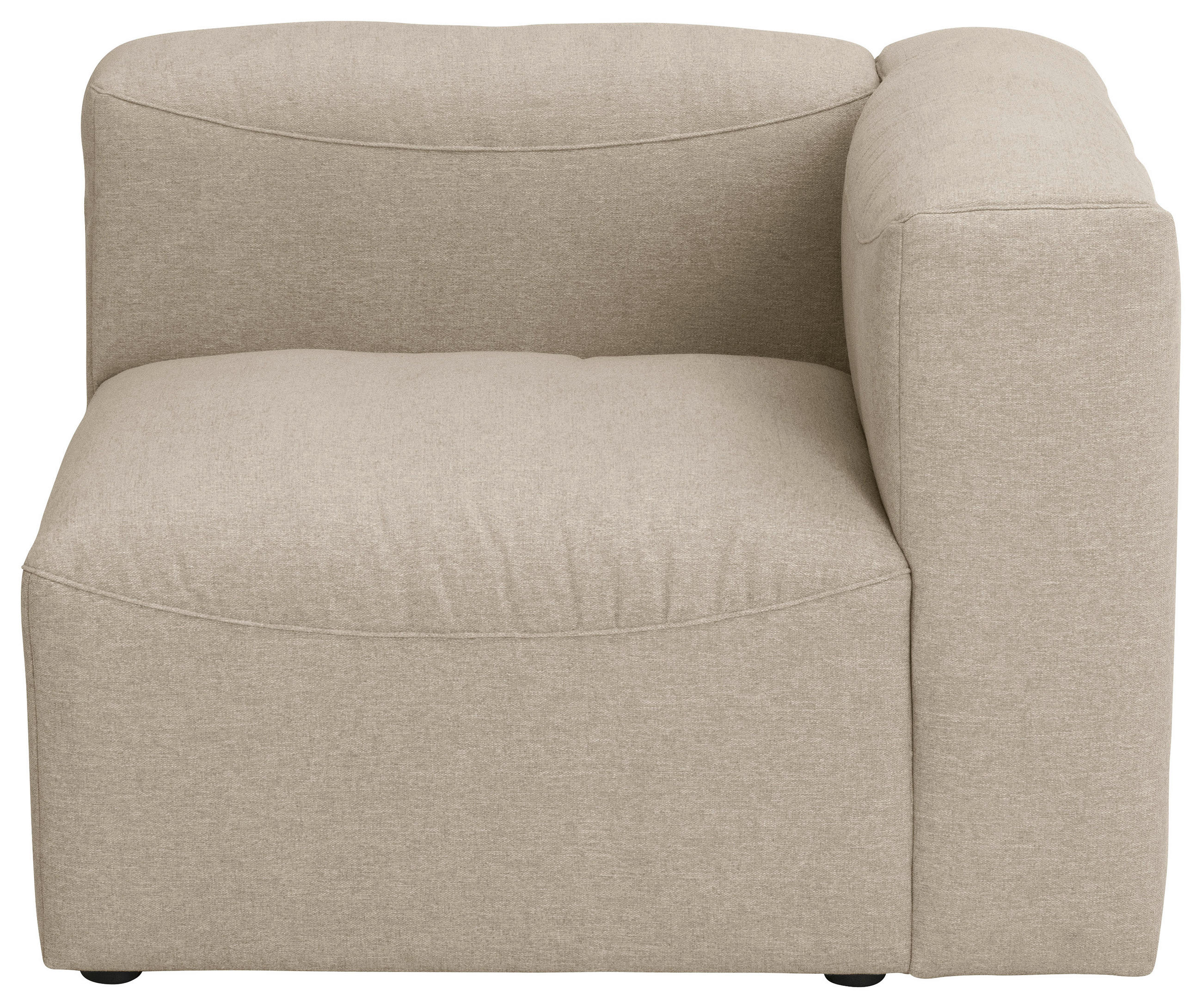 SOFAELEMENT Flachgewebe Creme  - Creme, Design, Kunststoff/Textil (100/73/100cm) - Max Winzer
