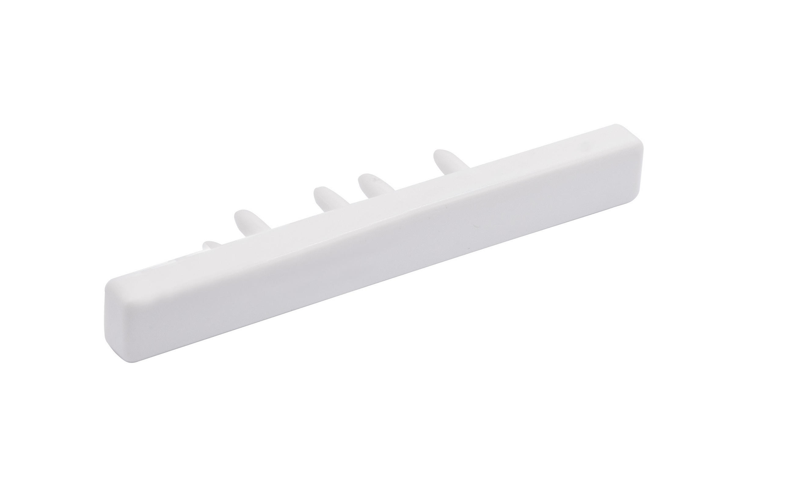 ENDSTÜCK  - Weiß, Basics, Metall (5,5/1/0,7cm) - Homeware