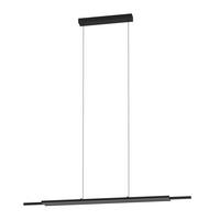 ZÁVĚSNÉ LED SVÍTIDLO, 20,3 W, 93/8/110 cm - bílá/černá, Basics, kov (93/8/110cm) - Novel