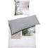 BETTWÄSCHE Satin Grau, Grün, Naturfarben, Weiß 135/200 cm - Naturfarben/Weiß, KONVENTIONELL, Textil (135/200cm) - Linea Natura