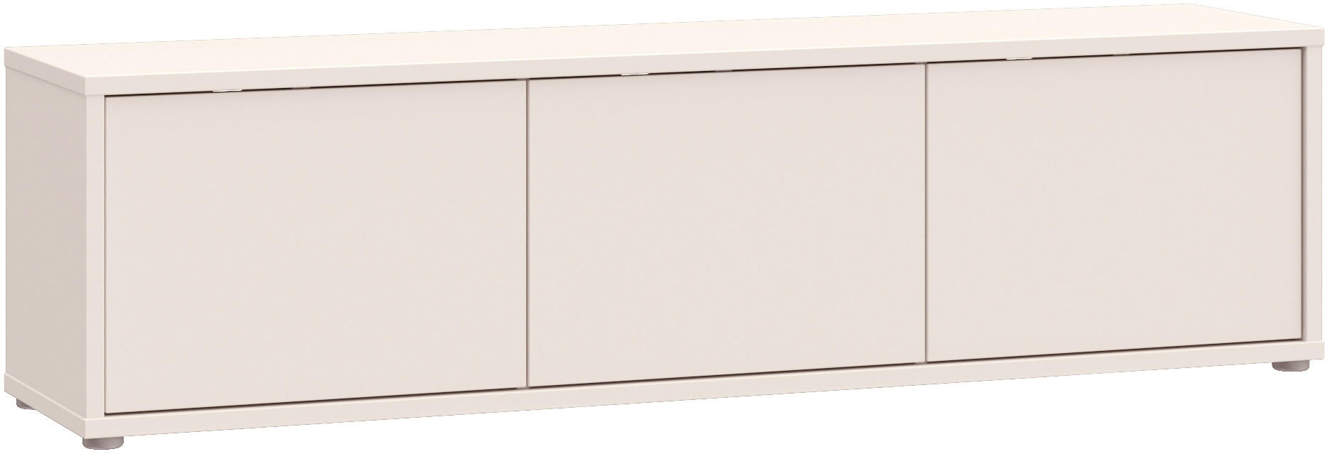 LOWBOARD  in 154,2/42,5/34,9 cm  - Sandfarben/Grau, MODERN, Holzwerkstoff/Metall (154,2/42,5/34,9cm) - Carryhome