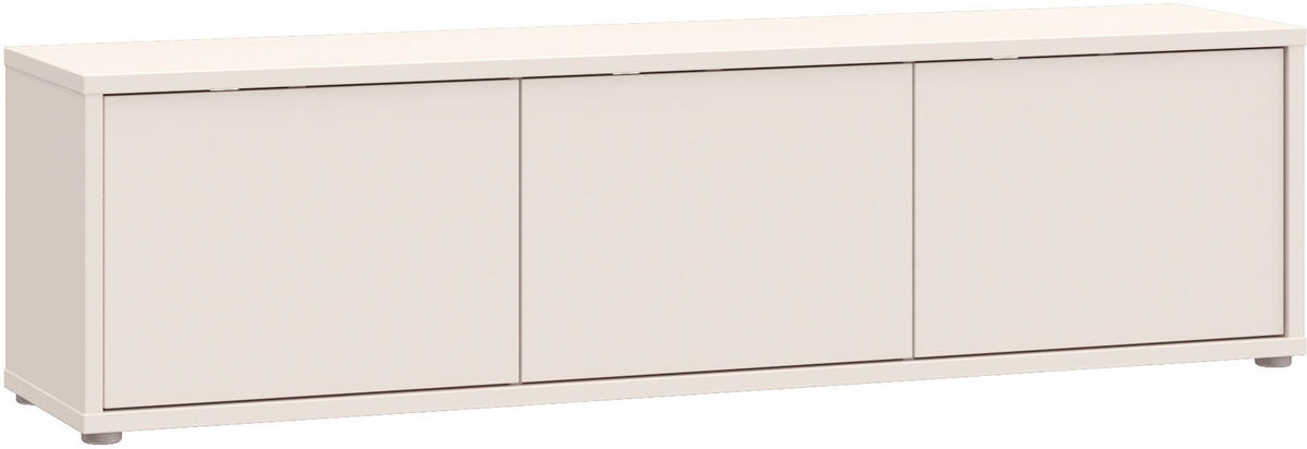 LOWBOARD  in 154,2/42,5/34,9 cm  - Sandfarben/Grau, MODERN, Holzwerkstoff/Metall (154,2/42,5/34,9cm) - Carryhome