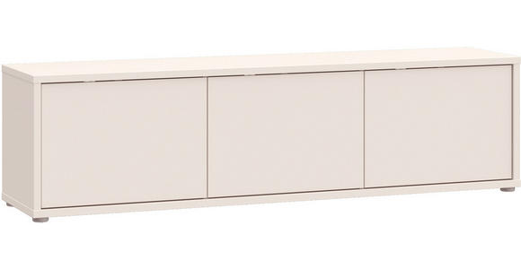 LOWBOARD  in 154,2/42,5/34,9 cm  - Sandfarben/Grau, MODERN, Holzwerkstoff/Kunststoff (154,2/42,5/34,9cm) - Carryhome