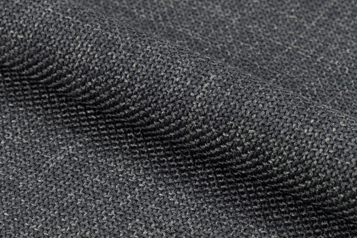 ARMLEHNSTUHL  in Webstoff  - Dunkelgrau/Schwarz, Trend, Textil/Metall (61/88,5/63cm) - MID.YOU