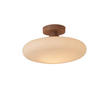 TAKLAMPA 34/18,5 cm  - vit/sandfärgad, Trend, glas (34/18,5cm) - It's about Romi