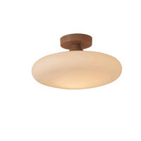 TAKLAMPA 34/18,5 cm  - vit/sandfärgad, Trend, glas (34/18,5cm) - It's about Romi