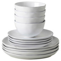 KOMBISERVICE Weiß LIVIA 12-teilig 4 Personen  - Weiß, Basics, Keramik - Costa Nova